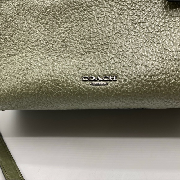 COACH Swagger 21 Carryall Top Handle Crossbody Bag Purse ARMY GREEN - Picture 3 of 7